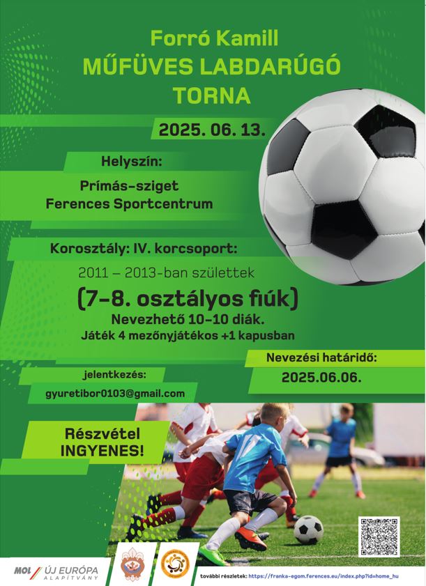 Forró Kamill Műfüves Labdarúgó Torna