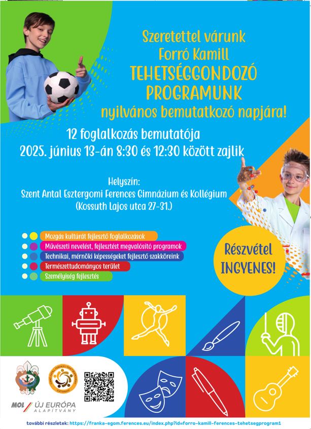 Forró Kamill Tehetséggondozó Program Bemutatkozó