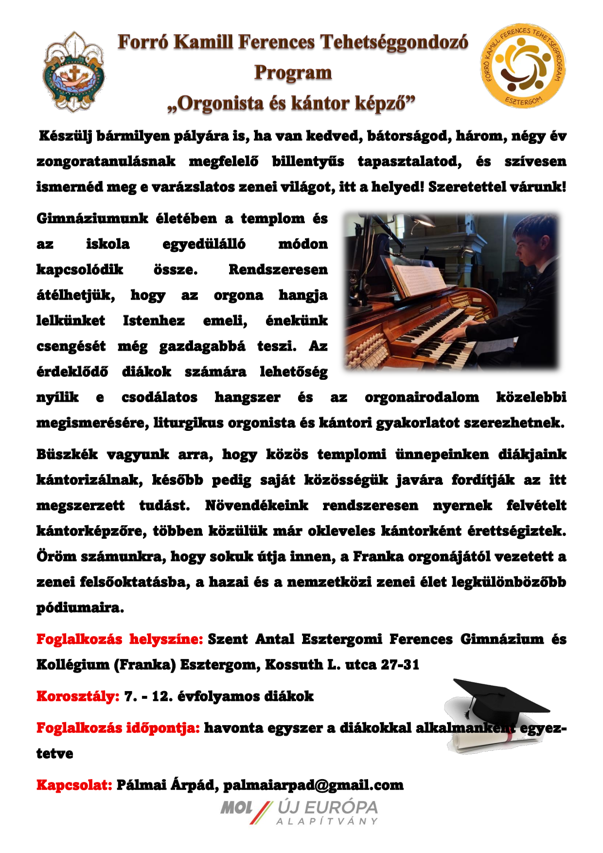 Orgonista és kántorképző